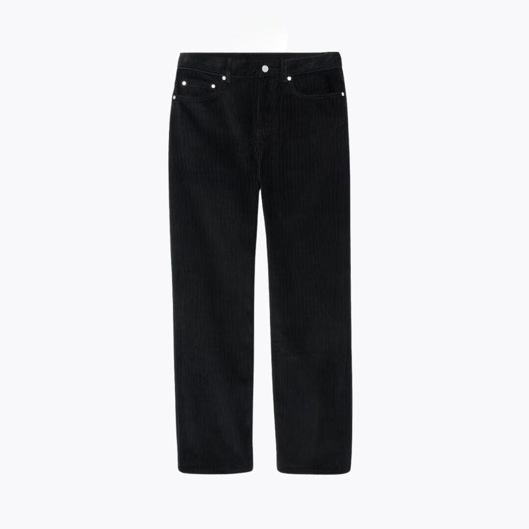5 Pocket Straight Fit Velour Pants Lacoste Elorien Black S