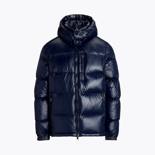 Gorham Glossed Down Jacket Ralph Lauren Elorien Collection Navy Glossy S