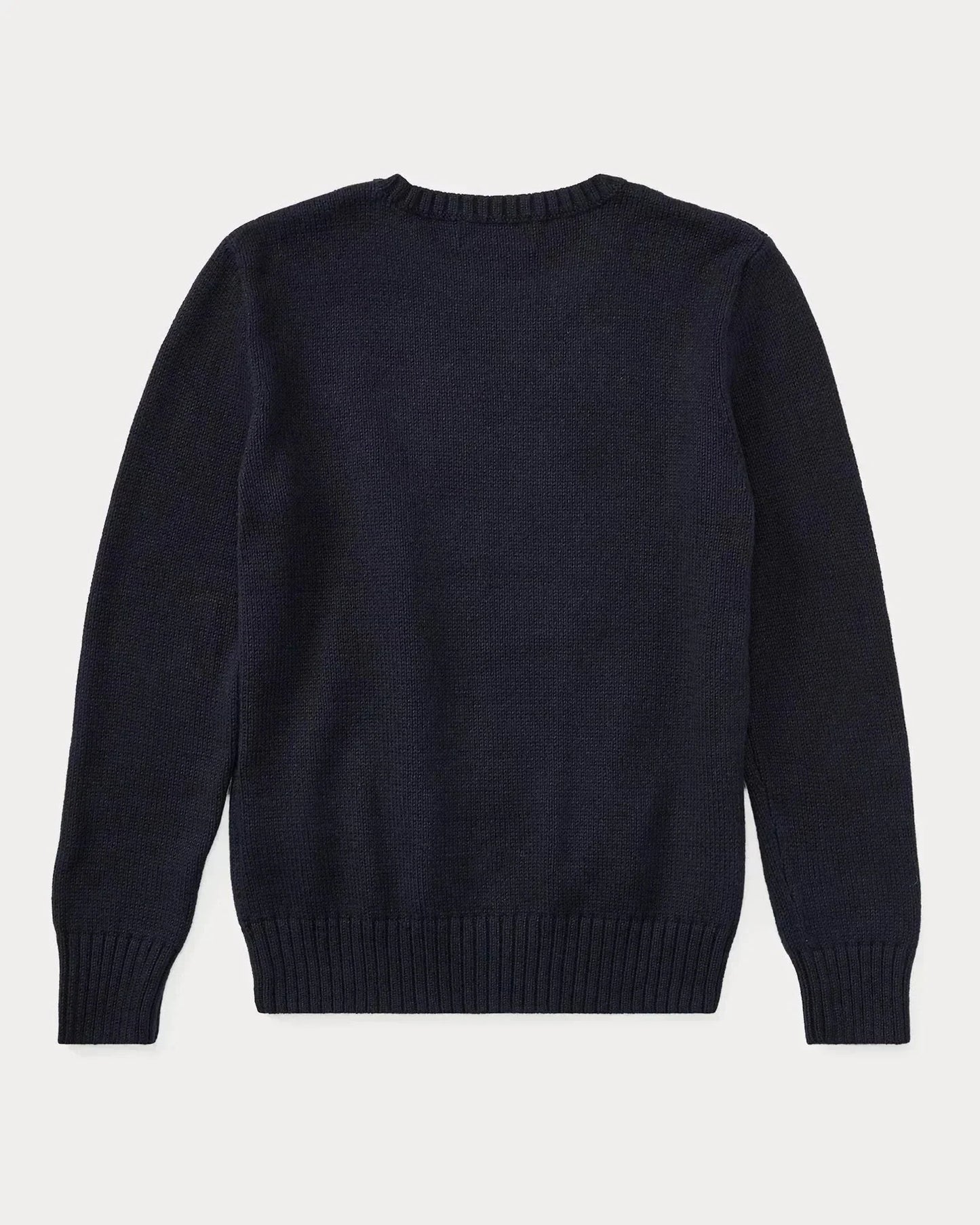 Sweater Bear | Polo Cotton Sweater Blue Dark Ralph Lauren Elorien