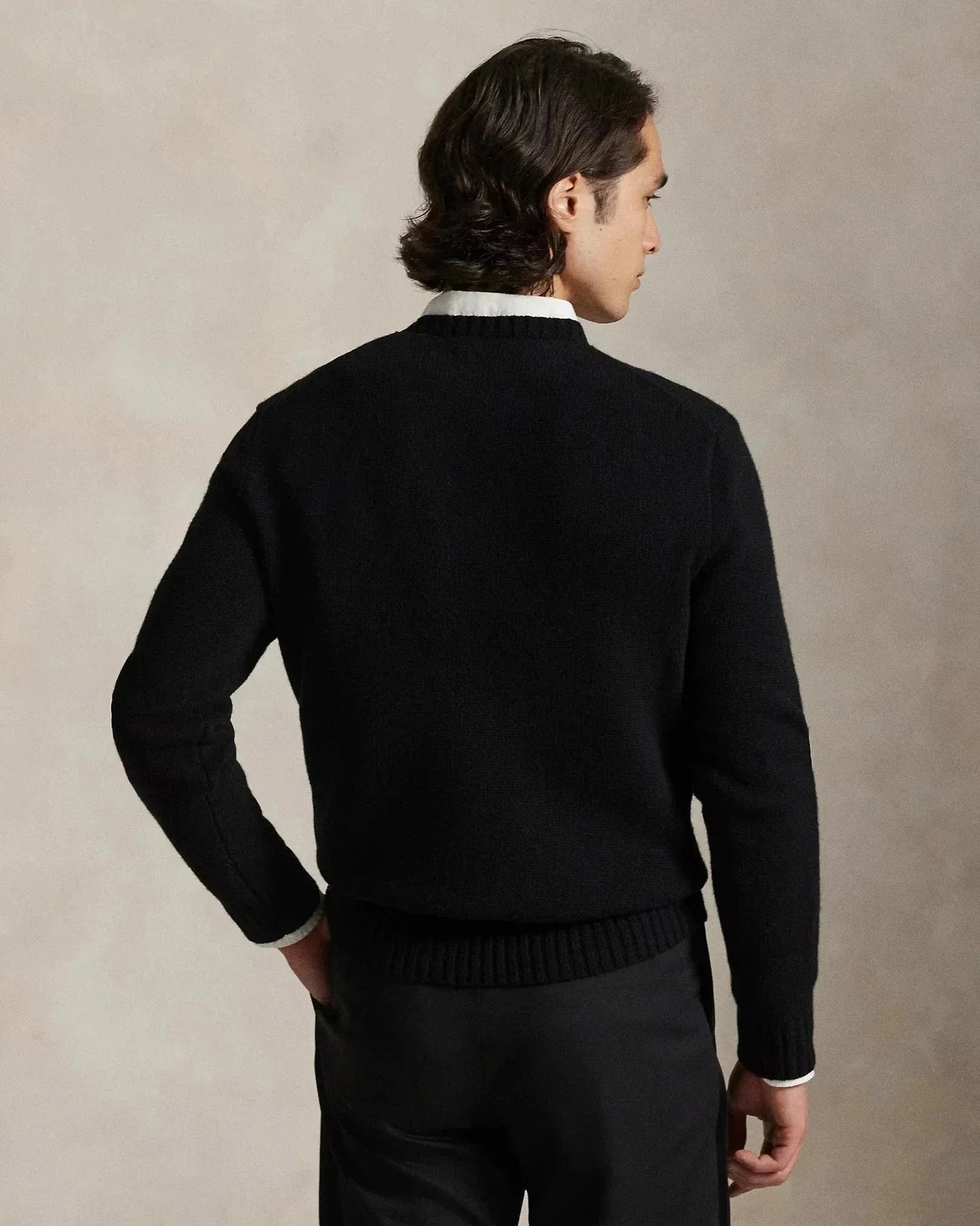 Sweater Bear | Polo Wool Sweater Polo Black Ralph Lauren Elorien