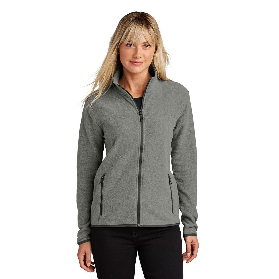 Women's Glacier Full-Zip Fleece Jacket The North Face Elorien TNF Medium Grey Heather S