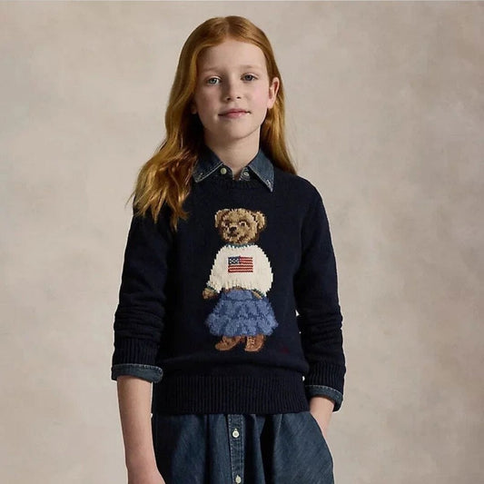Sweater Bear | Polo Cotton Sweater Signature Ralph Lauren Elorien 