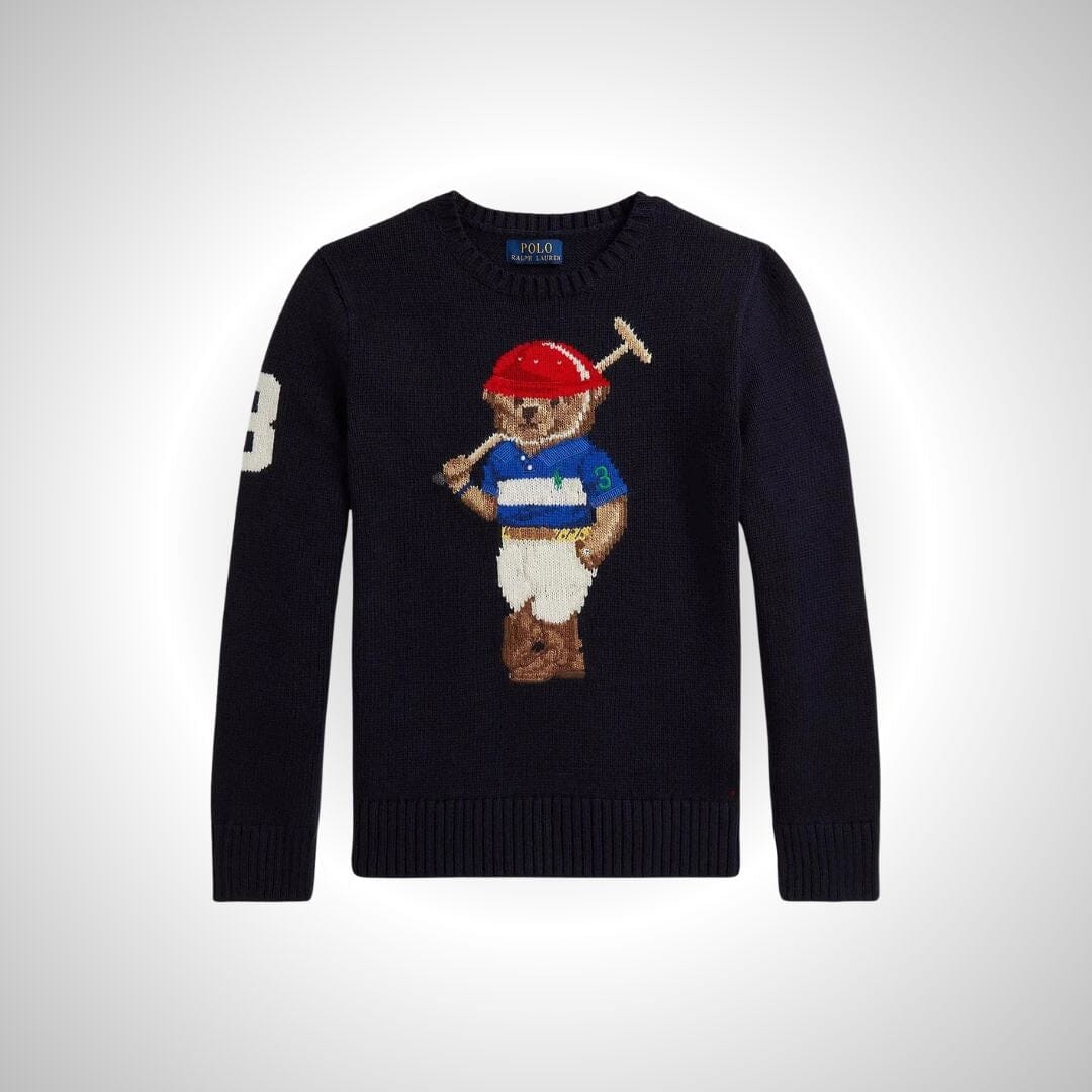 Sweater Bear | Polo Crewneck Sweater Navy Ralph Lauren Elorien 