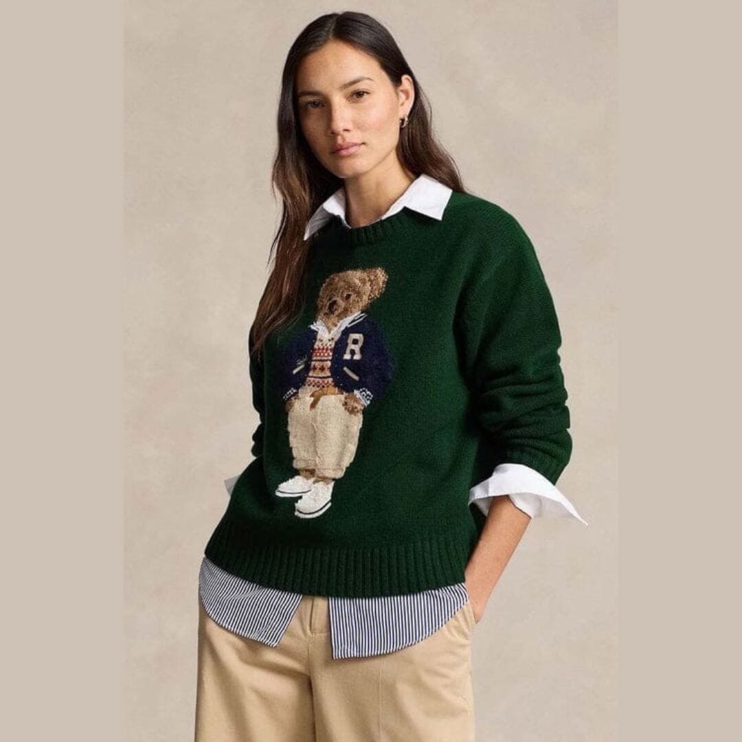 Sweater Bear | Polo Green Ralph Lauren Elorien 