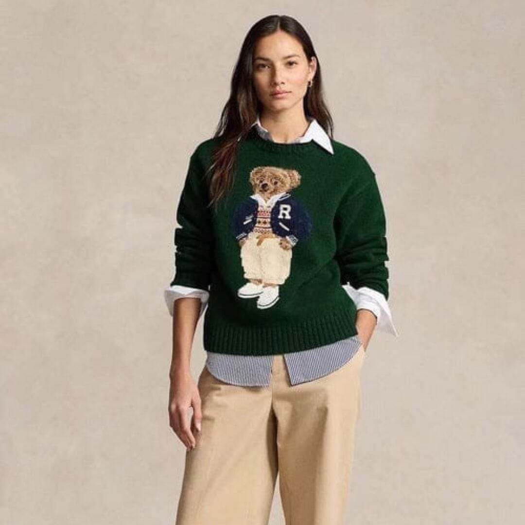 Sweater Bear | Polo Green Ralph Lauren Elorien 
