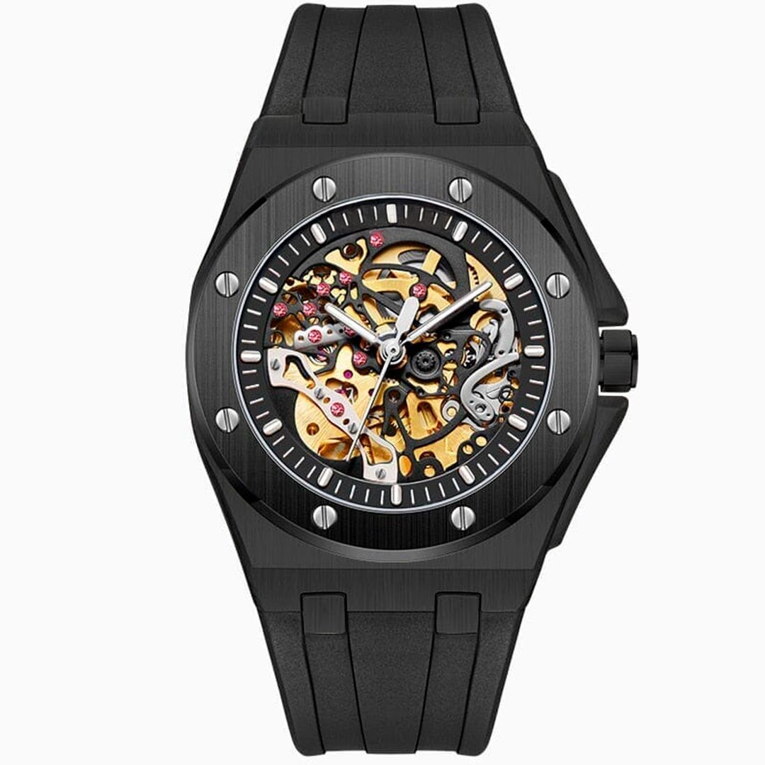 Watch Skeleton Oak Poedagar Elorien Panter 