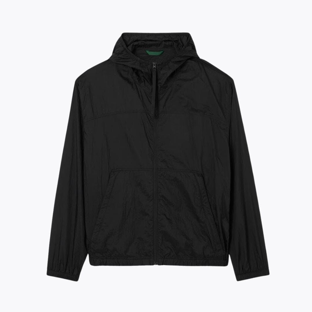 Water-Repellent Packable Nylon Jacket Lacoste Elorien Black S 