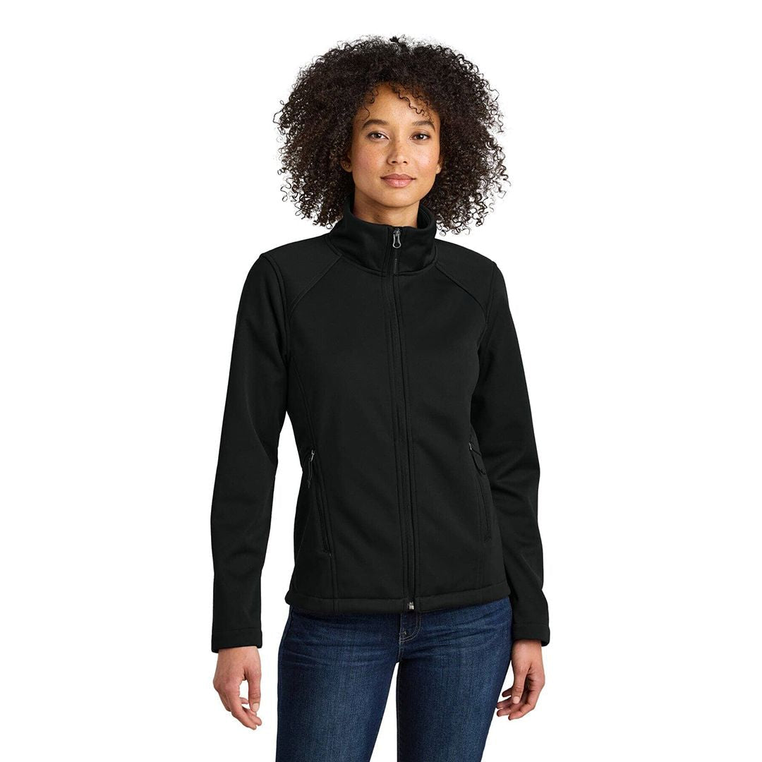 Women's Chest Logo Ridgewall Soft Shell Jacket The North Face Elorien TNF Black S 