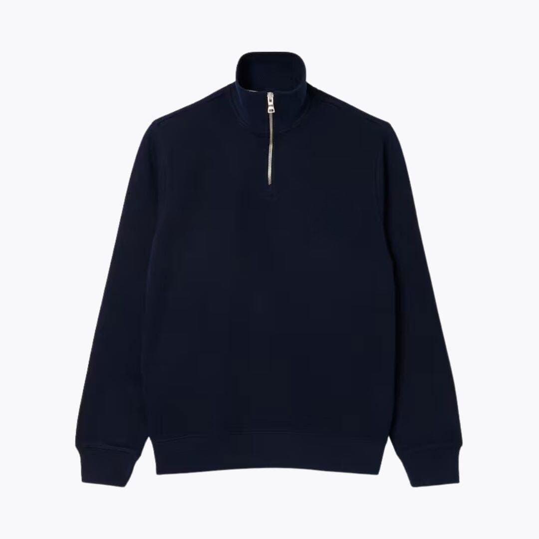 Zip-Up High Neck Sweatshirt Lacoste Elorien Midnight Blue S 